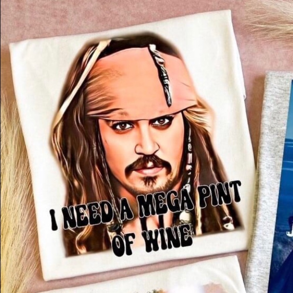 Johnny Depp Mega Pint Graphic Tee